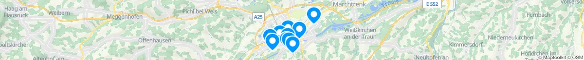 Map view for Pharmacies emergency services nearby Thalheim bei Wels (Wels  (Land), Oberösterreich)